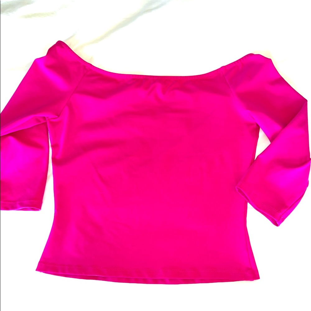 HOT Pink Bebe Top